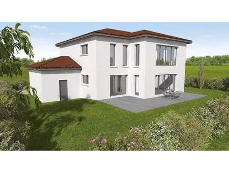 terrain avec maison neuve à vendre