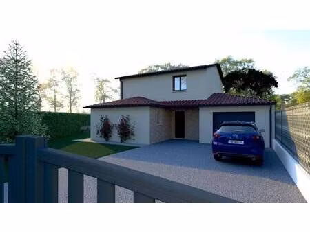 terrain avec maison neuve à vendre