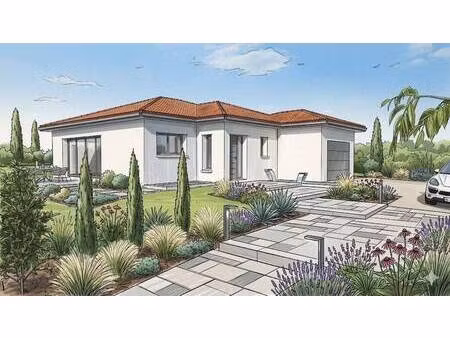 terrain avec maison neuve à vendre