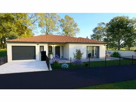 terrain avec maison neuve à vendre