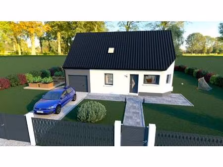 terrain avec maison neuve à vendre