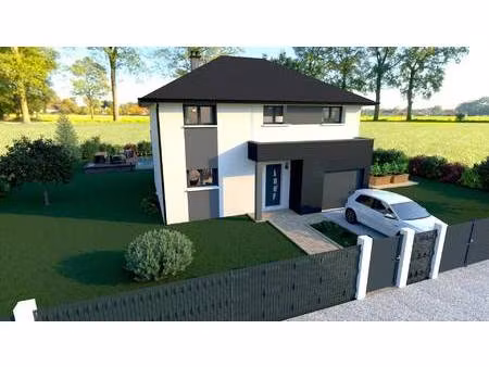 terrain avec maison neuve à vendre