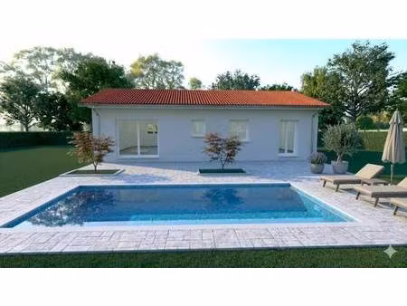 terrain avec maison neuve à vendre