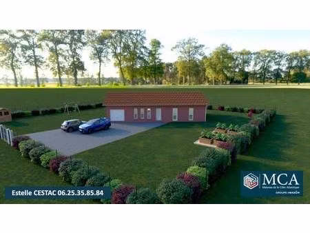 terrain avec maison neuve à vendre