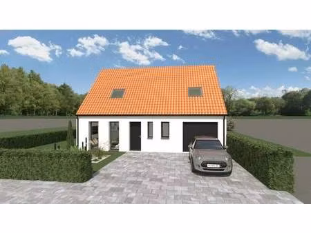 terrain avec maison neuve à vendre