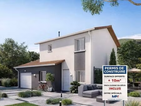 terrain avec maison neuve à vendre