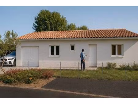 terrain avec maison neuve à vendre