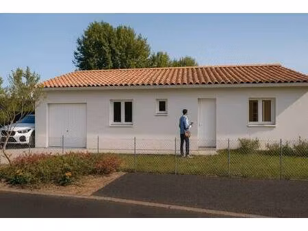 terrain avec maison neuve à vendre