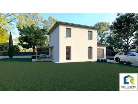 terrain avec maison neuve à vendre