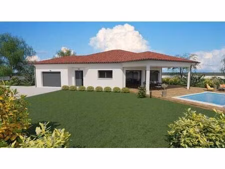 terrain avec maison neuve à vendre