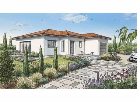 terrain avec maison neuve à vendre