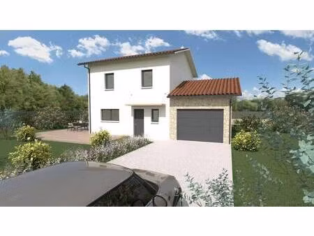 terrain avec maison neuve à vendre