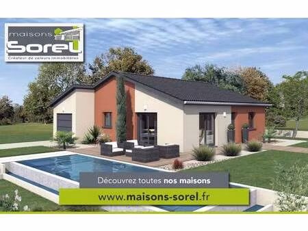 terrain avec maison neuve à vendre