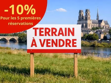 terrain constructible viabilisé à vendre