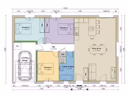 terrain avec maison neuve à vendre