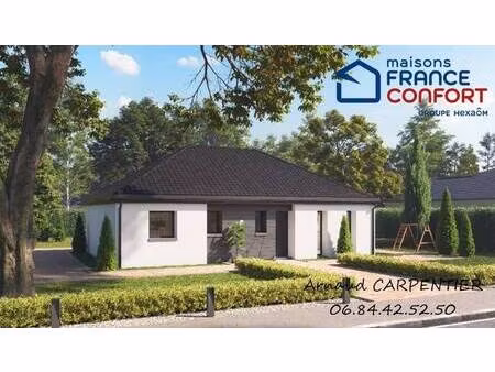 terrain avec maison neuve à vendre