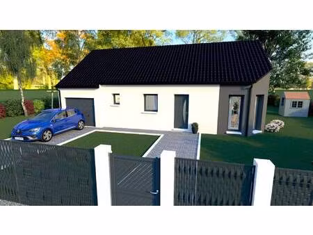 terrain avec maison neuve à vendre