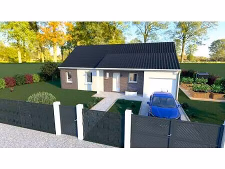 terrain avec maison neuve à vendre