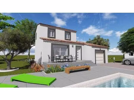 terrain avec maison neuve à vendre