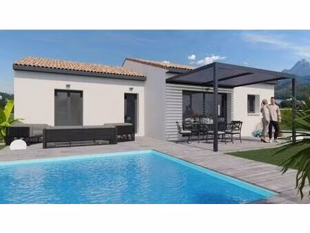 terrain avec maison neuve à vendre