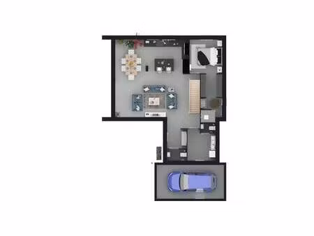 terrain avec maison neuve à vendre