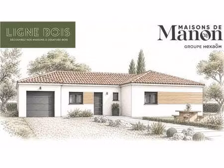 terrain avec maison neuve à vendre