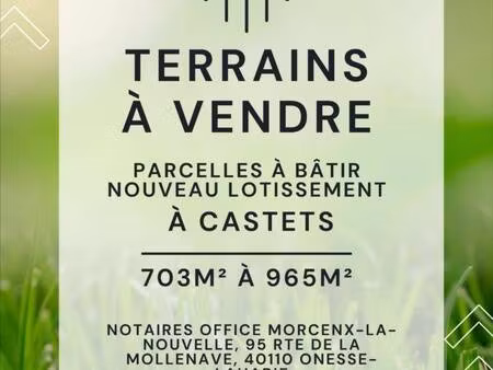 terrain à vendre