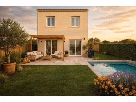 terrain avec maison neuve à vendre