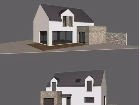 terrain avec maison neuve à vendre