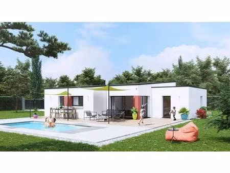 terrain avec maison neuve à vendre