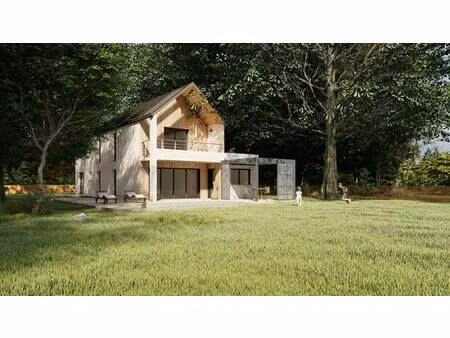 terrain avec maison neuve à vendre