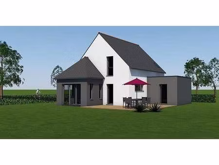 terrain avec maison neuve à vendre