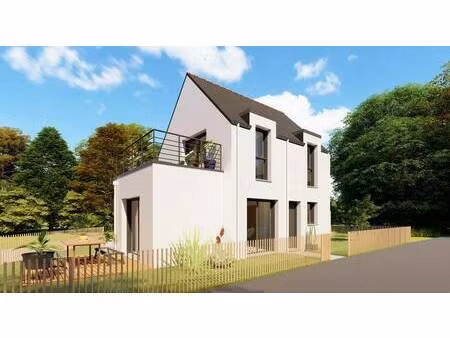 terrain avec maison neuve à vendre