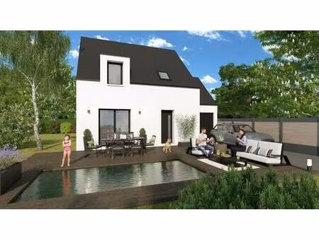 terrain avec maison neuve à vendre