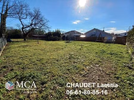 terrain constructible viabilisé à vendre