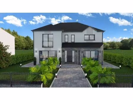 terrain avec maison neuve à vendre