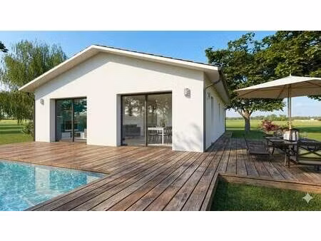 terrain avec maison neuve à vendre