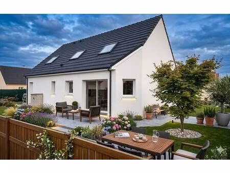 terrain avec maison neuve à vendre