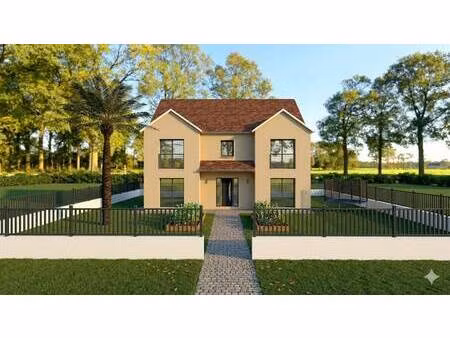 terrain avec maison neuve à vendre