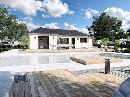 terrain avec maison neuve à vendre