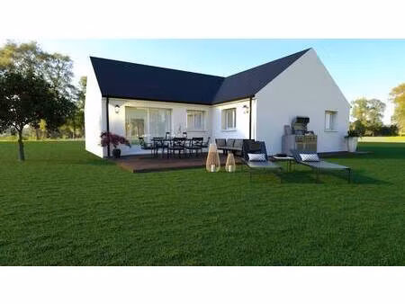 terrain avec maison neuve à vendre