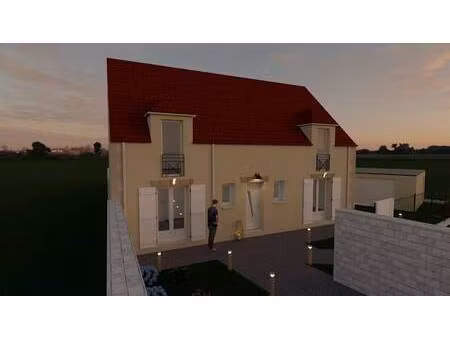 terrain avec maison neuve à vendre