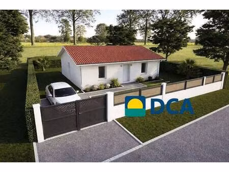 terrain avec maison neuve à vendre