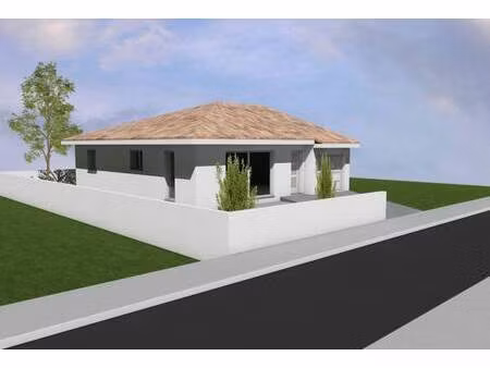 terrain avec maison neuve à vendre