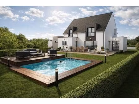 terrain avec maison neuve à vendre