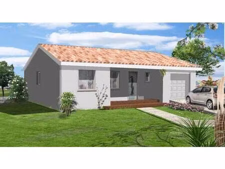 terrain avec maison neuve à vendre