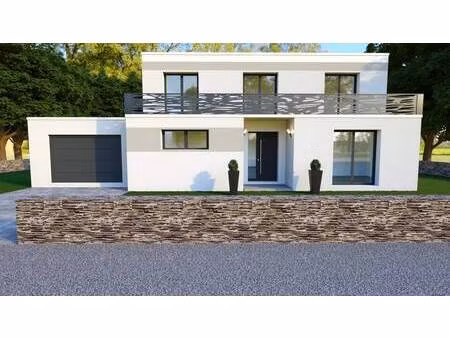 terrain avec maison neuve à vendre