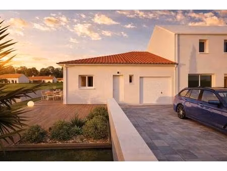 terrain avec maison neuve à vendre