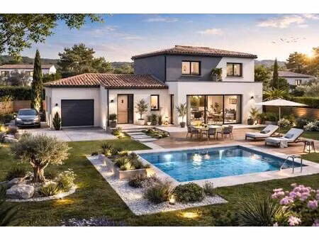 terrain avec maison neuve à vendre