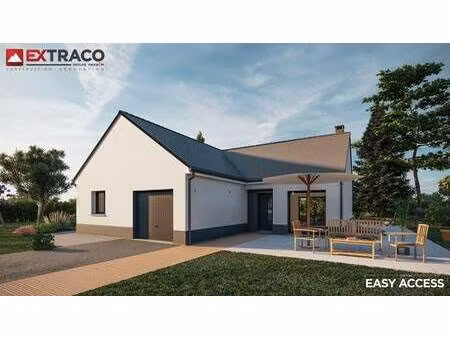 terrain avec maison neuve à vendre